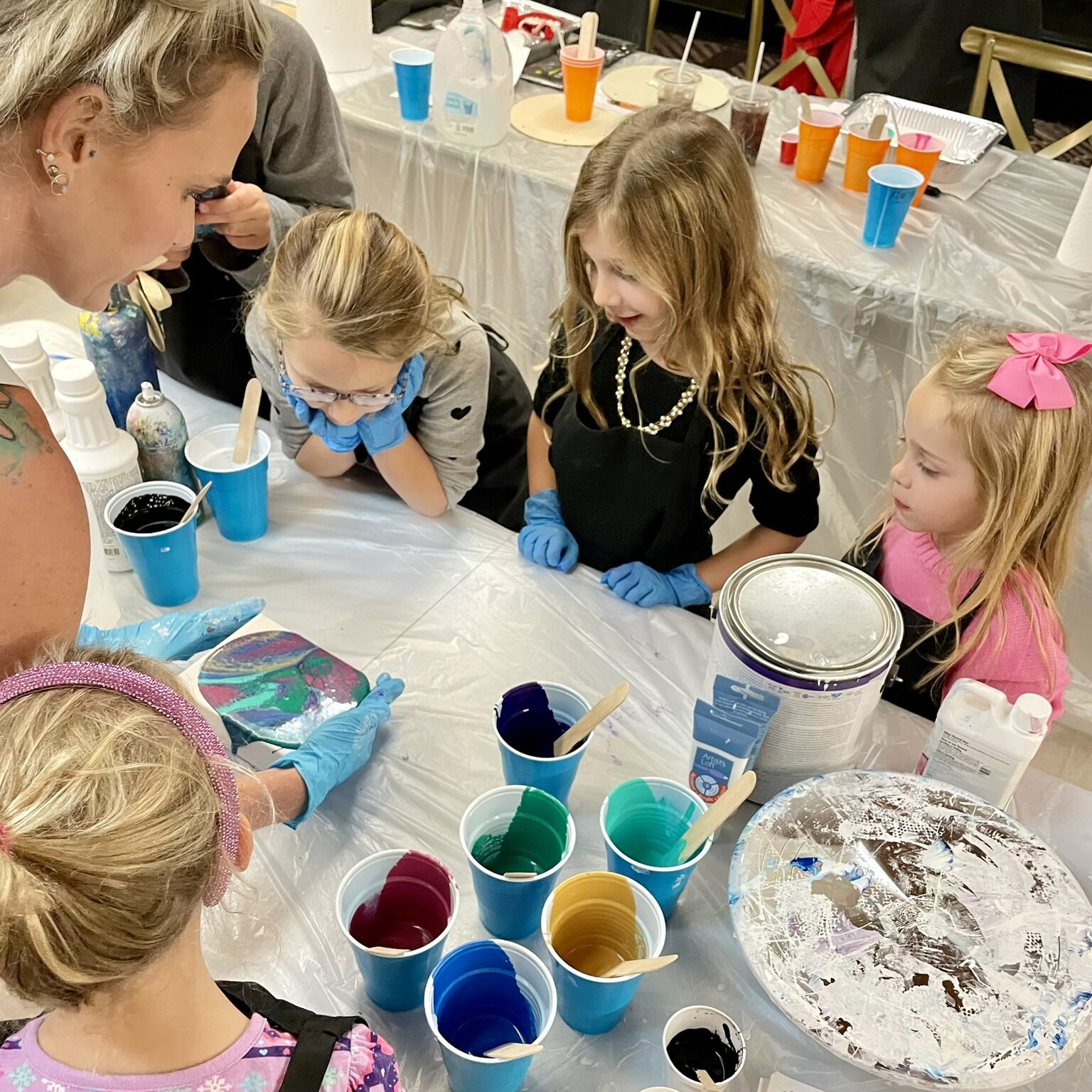 Fluid Art for Kids with Dream Topography: $90 (includes $20 material fee)