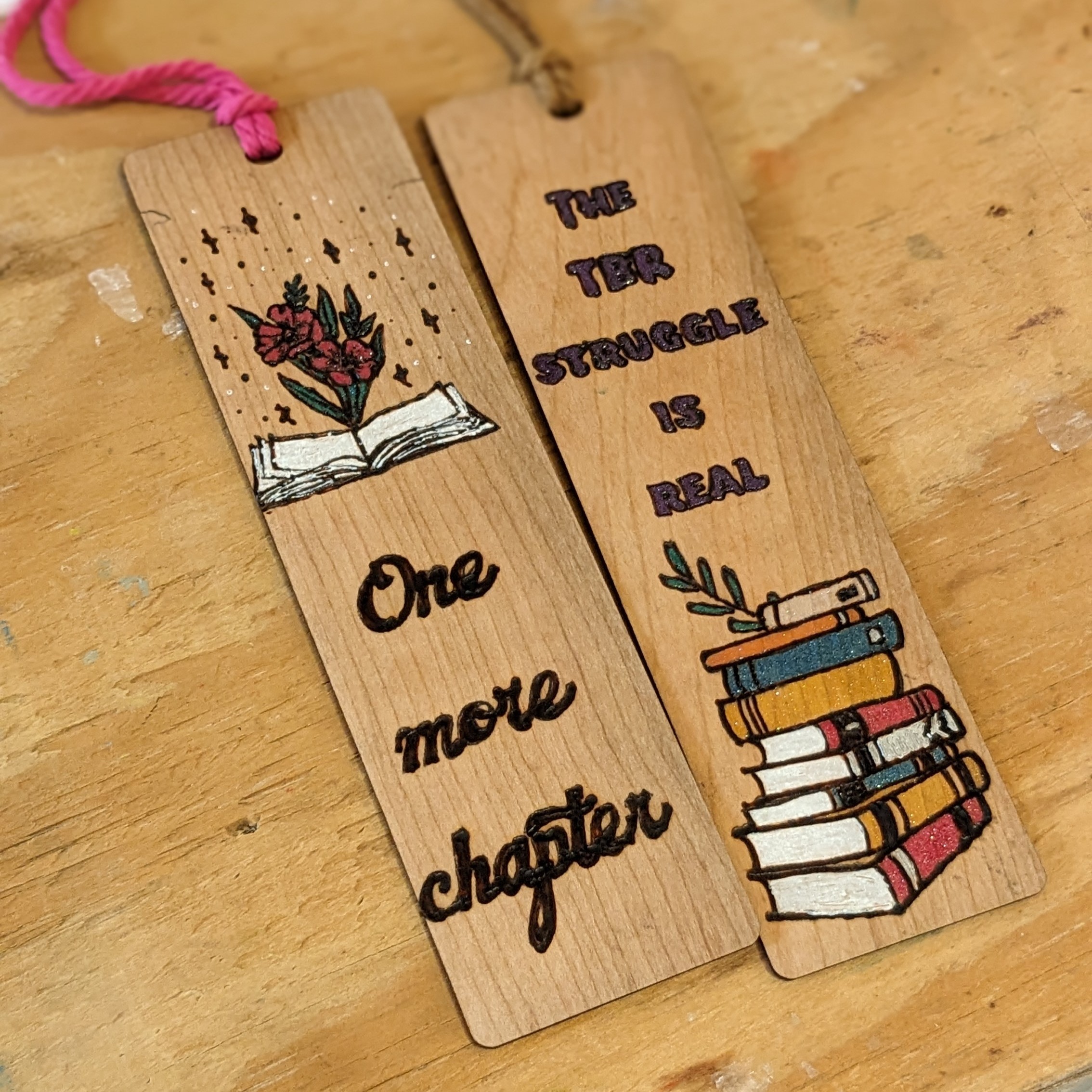 Wood Burning Bookmarks with K.L. Kriss Studio: $65 (includes $15 material fee)