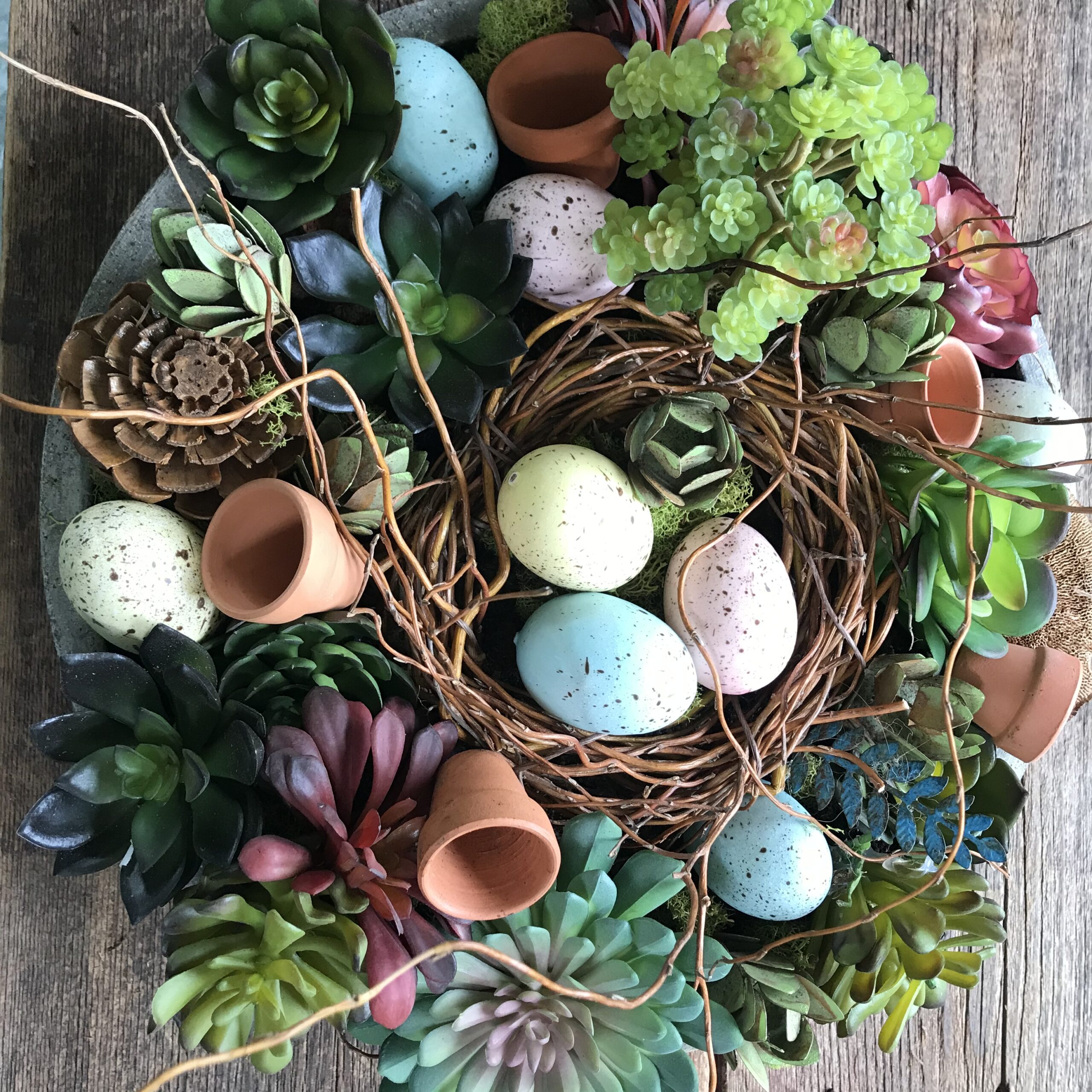Easter Nest Centerpiece with Claire Jones: $95 (included $55 material fee)
