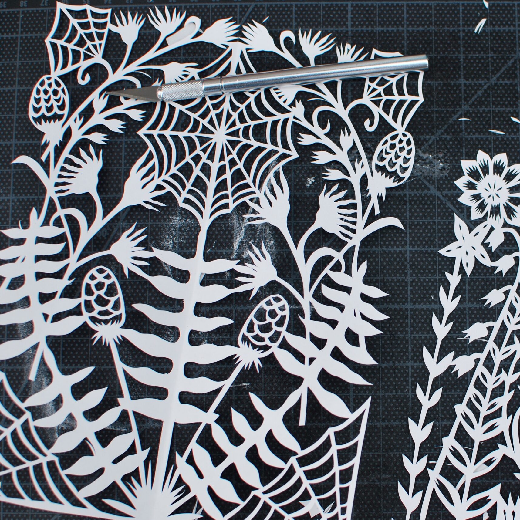 Intro to Paper Cutting with Annie Howe: $75 (includes $20 material fee)