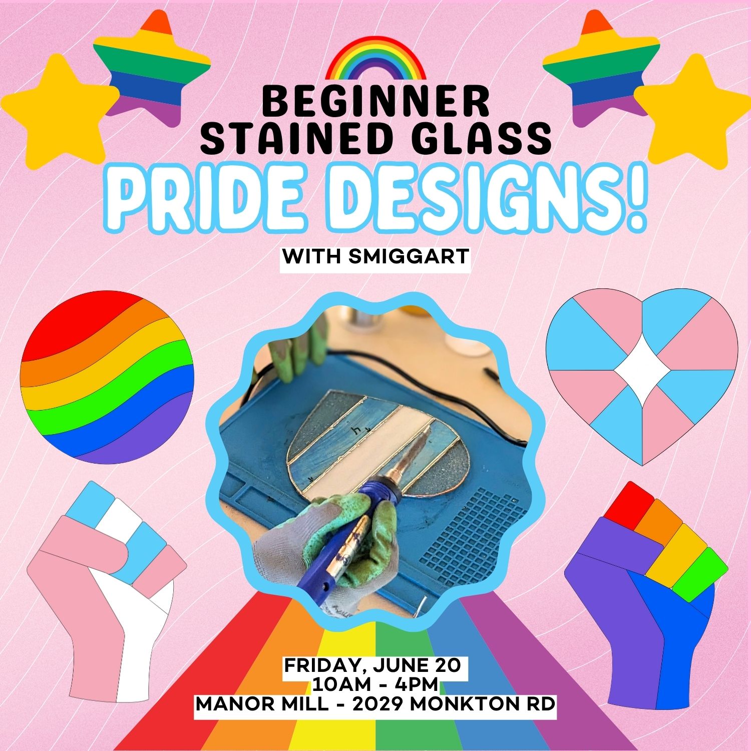 Stained Glass for Beginners with Smiggart - w/ Special Pride Designs!