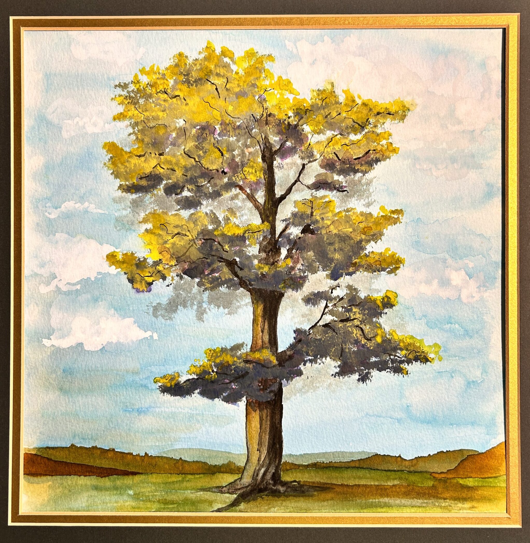 Paint Mix-Up! Watercolor and Acrylic Trees with Kas Rohm: $75 (includes $15 materials)