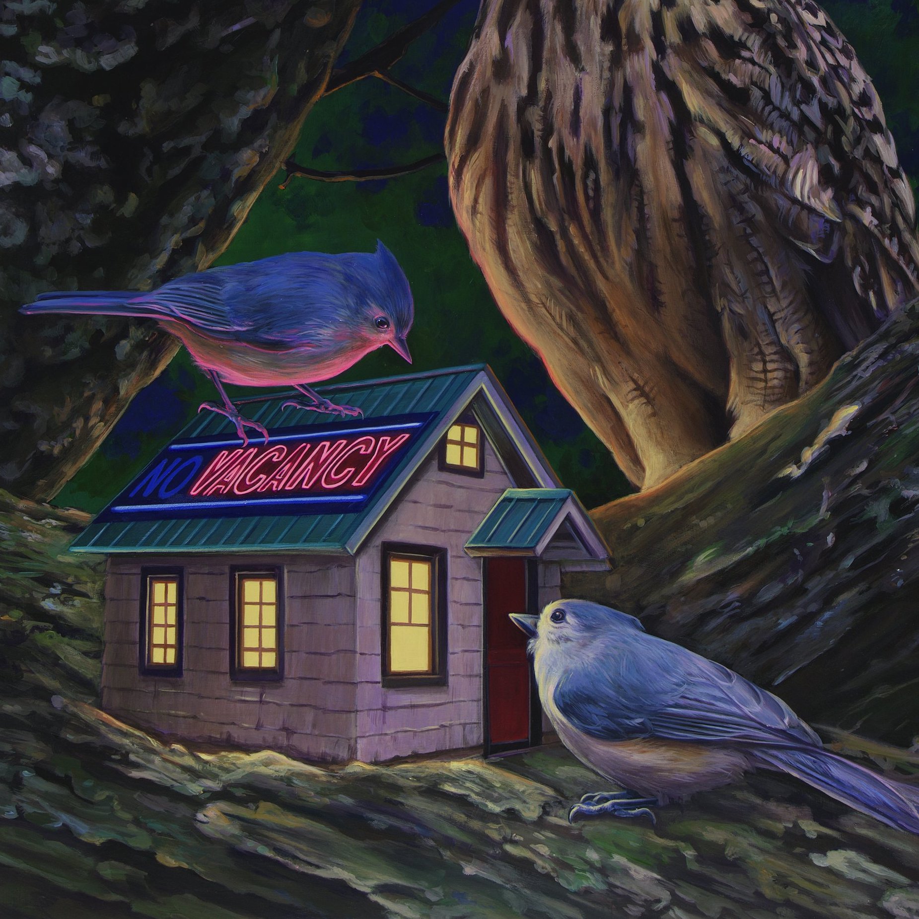 Neon Wings! Acrylic Bird Painting Workshop w/ Visiting Artist, Gigi Chen