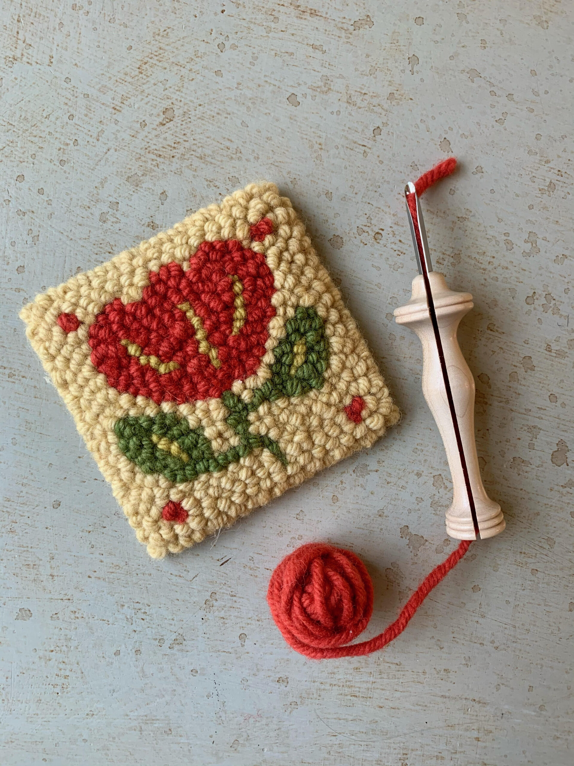 Punch Needle Rug Hooking with Sweet Autumn Studio: $75