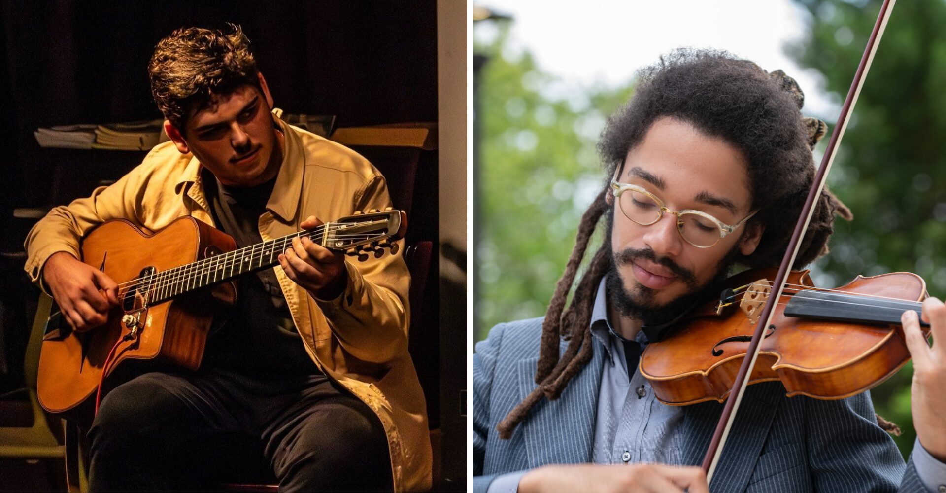Gypsy Jazz with Maximilian Jacobs and Sam Farthing in Baltimore Rising Artist Series