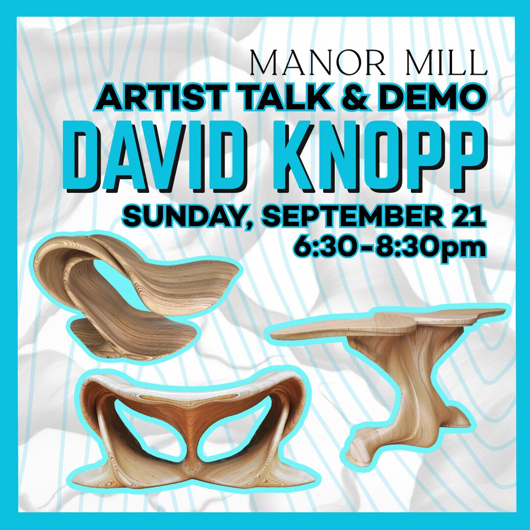 FREE! Demo & Artist Talk w/ Exhibiting Artist David Knopp (9/21)