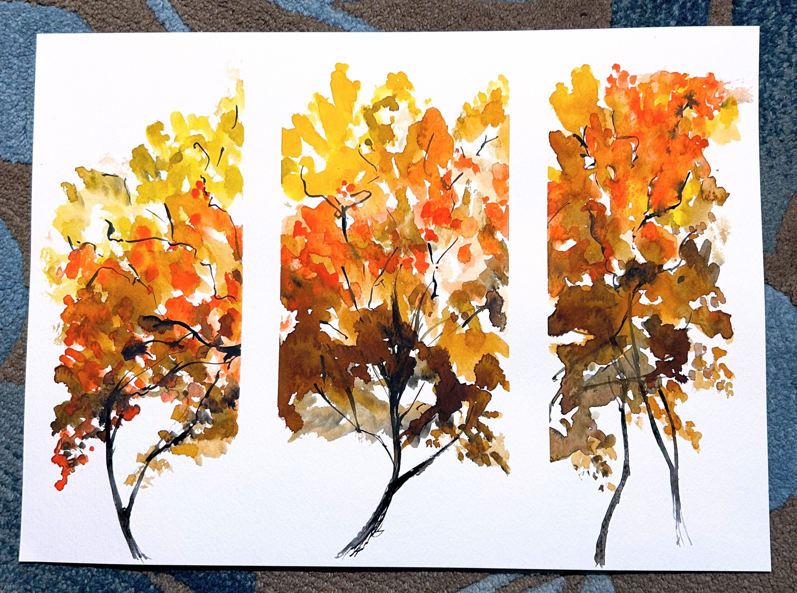 Watercolor with Kas Rohm - Painting a Triptych