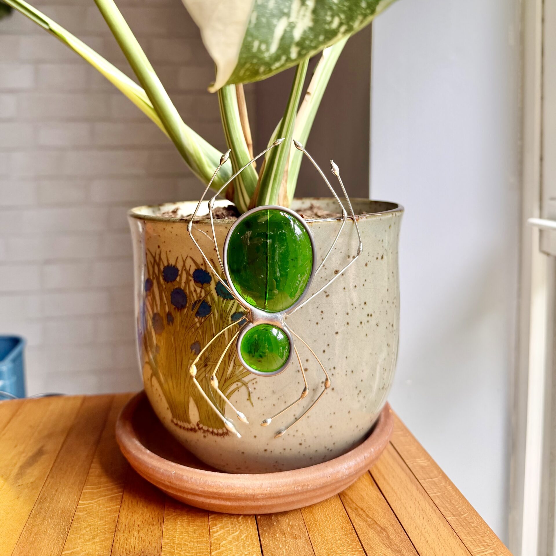 3D Glass Plant Spiders with Smiggart