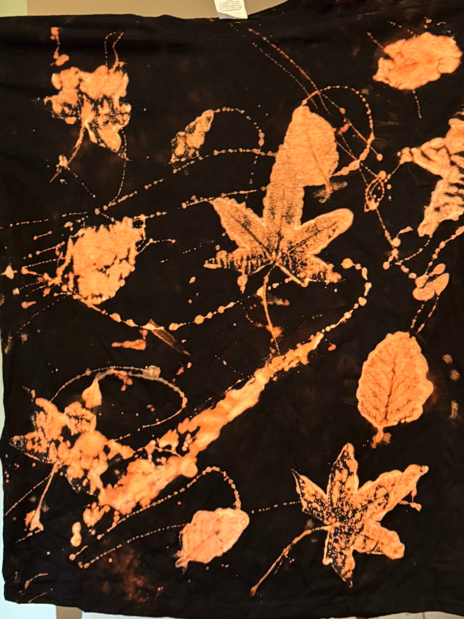 Nature Walk & Bleach Dye Tees with Boring Tie Dye