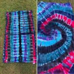 Make Your Own Tie Dye Beach Towel with Boring Tie Dye
