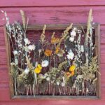 Dried flower panels with Spore and Seed