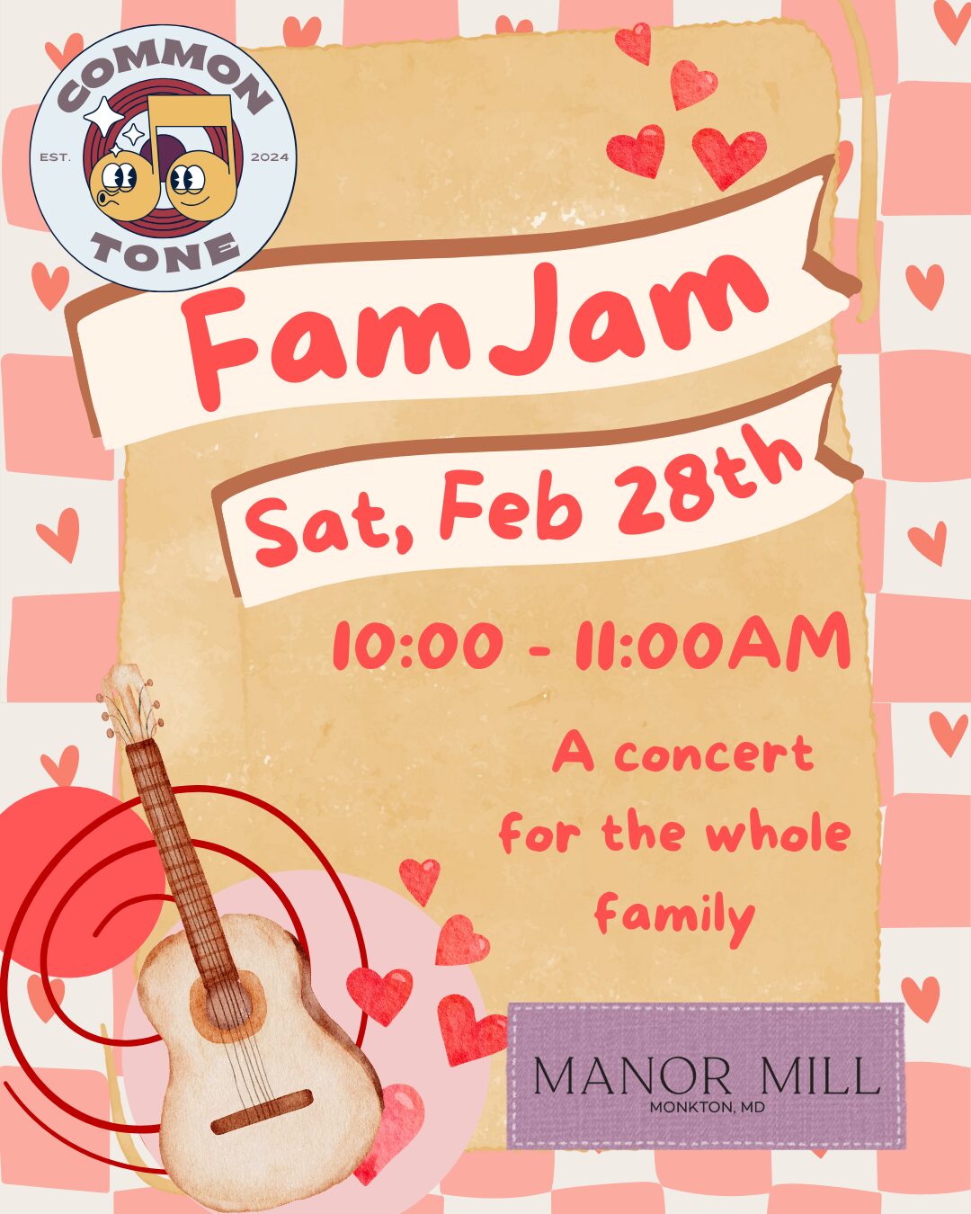 Fam Jam: A Concert for the Whole Family with Common Tone!