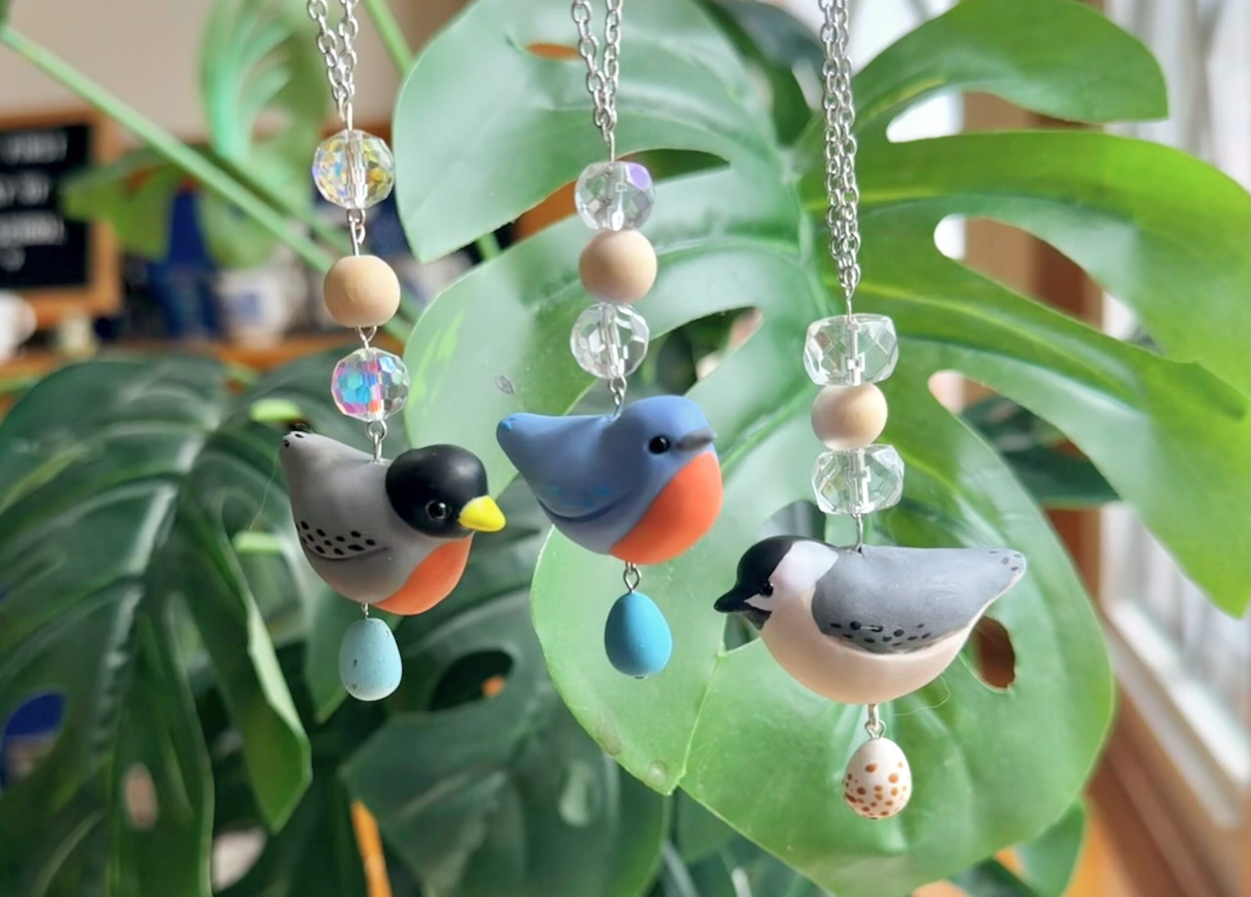 Sculpt a Bird Sun-Catcher with Clay by Hillary